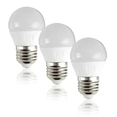 Image of MiniSun Pack of 3 4w LED ES E27 Golfball Energy Saving Long Life Light Bulbs [6500K Cool White]