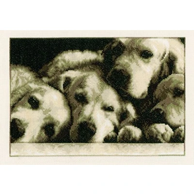 Image of Vervaco Labradors Counted Cross Stitch