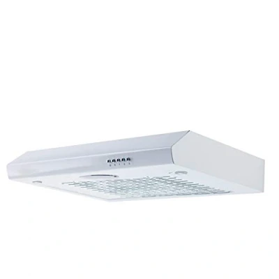 Image of SIA STH60WH 60cm White Slimline Visor Cooker Hood Kitchen Extractor Fan