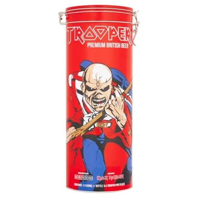 Image of Iron Maiden Beer (500ml) &amp; Branded Glass Gift by Blue Tree Gifts