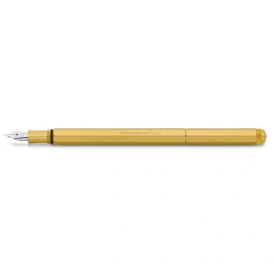 Image of Kaweco SPECIAL Fountain Pen Brass I Premium for Ink Cartridges Exclusive 17 cm Nib: M (Medium)