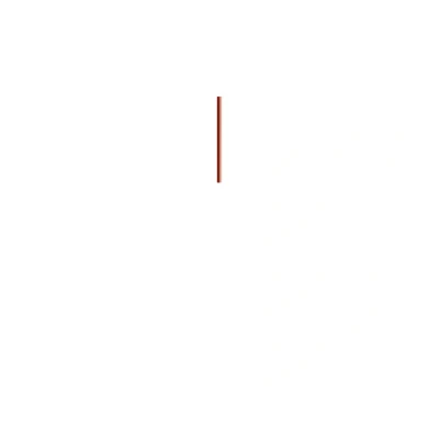 Image of Kundalini Bird ceiling light extension rod, 50.5 cm, brick red