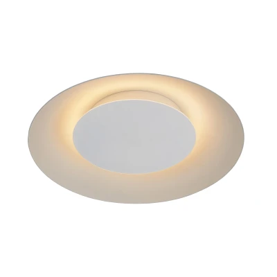 Image of Foskal Modern Flush Ceiling Light Ø 34.5cm LED 1x12W 2700K White