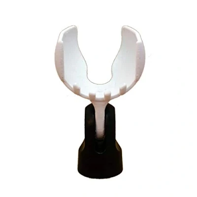 Image of Ammo Clip T1n1 Bullet Mic Holder for BlowsMeAway Productions Bulletini® and other similar Harmonica Microphones (Ice White)
