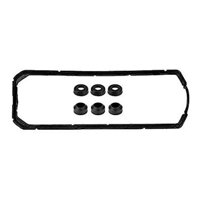 Image of 028103483H, 028103483HS, 028103483HS1, 28103483HS gasket Set, rocker cover FEBI BILSTEIN 15198 with valve Rubber