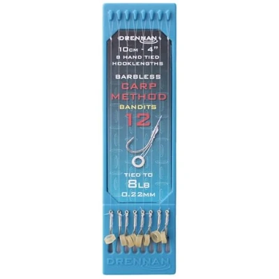 Image of Drennan 4&quot; Carp Method Bandits Hook Plates: 12 To 8lb