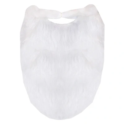 Image of I LOVE FANCY DRESS Father Christmas White Grandfather Santa Beard Uncle Albert on Elastic