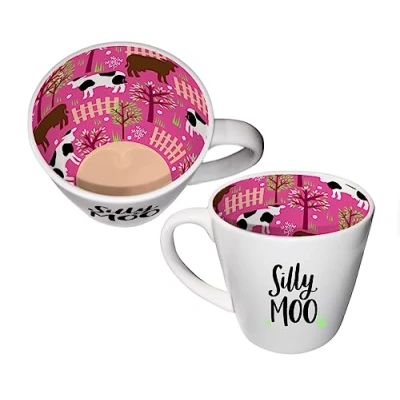 Image of Inside Out Mug with Gift Box Silly Moo