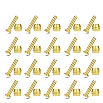 Image of CYCEARTH Bicycle Brake Olive and Brass Connecting Insert Kit for Shimano BH59 BH90 Avid Sram Magura Bike Hydraulic Disc Hose (BH 59 (20pcs))