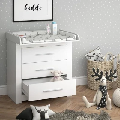 Image of Vicco Changing dresser Miro, White, 86.6 x 86.5 cm