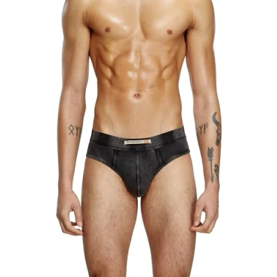 Image of Diesel Andre Briefs, Men&#039;s, Size: XXL, Black/grey