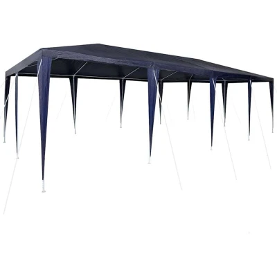 Image of vidaXL Party Tent Blue 8x4 m PE