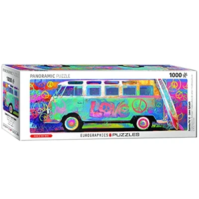 Image of Eurographics 6010 5549 VW Love Splash Puzzle, Various, 32 x 96 cm