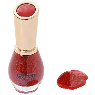 Image of Saffron Nail Polish #1013 (Colour 61 Red Glitter)