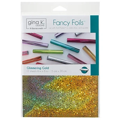 Image of GINA K Designs Fancy FOIL6X8 GLIMMR GLD, Glimmering Gold, One Size