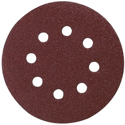 Image of Makita P 43692 Velcro Backed Abrasive Discs 5&quot; Red