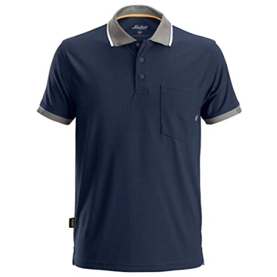 Image of Snickers AllroundWork 37.5® Short Sleeve Polo Shirt Navy XL