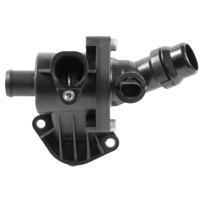 Image of 06F121111 Engine thermostat GATES TH388105G1 105C with gaskets/seals housing VOLKSWAGEN: Golf 5, Touran I, Passat B6 Saloon, AUDI: A3 Sportback
