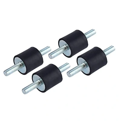 Image of M6 Rubber Mount,4pcs Anti Vibration Isolator Mounts Air Compressor Pump Shock Absorber with Screws, 20 * 20mm