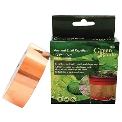 Image of Green Blade Slug &amp; Snail Repellant Copper Tape, 4m x 30mm Roll