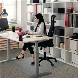 Image of Floortex Ultimat Polycarbonate Rectangular Chair Mat 1190x890mm