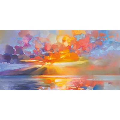 Image of Art Group (Arran Equinox Canvas Print, Multi Colour, 30 x 60 cm