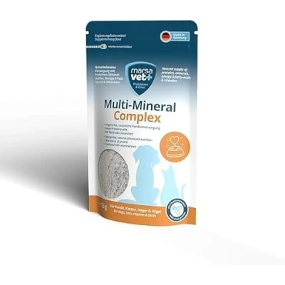 Image of Marsavet Multi Mineral Complex Powder Barf Complete Dietary Supplement with Vitamins, Minerals, Omega 3 &amp; Proteins for Dogs, Cats and Other Pets It Provides Essential Nutrients