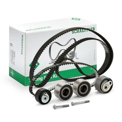 Image of 4S7Q6K254CB, 7H2Q6K254AA, 9X2Q6K254BB, 9X2Q6K254DA, C2C24828 Timing belt kit INA 530 0766 10 195 LAND ROVER: Range Rover Sport, Discovery 4