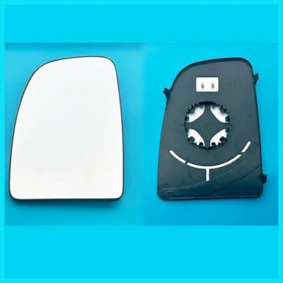 Image of Door Wing Mirror Glass Fits to Peugeot Boxer Reg 2006 2022 Heated Base Plate Left &amp; Right Hand Side (Left)