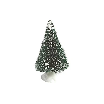 Image of Culpitt Bristle Christmas Tree Cake Topper, Realistic Snow Tipped Fir For Festive or Table Decoration, 62mm Pack of 12