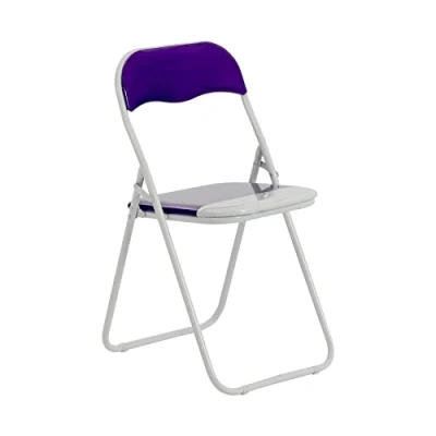 Image of Purple Padded Folding Chair By Harbour Housewares