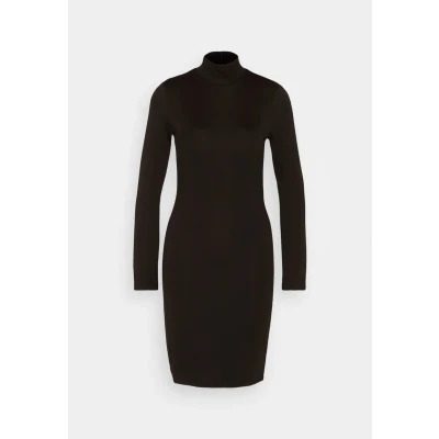 Image of PIECES Women&#039;s Pcnaya Ls T Neck Dress Noos, Black, XS