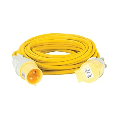 Image of Defender Extension Lead Yellow 4mm2 32A 14m 110V