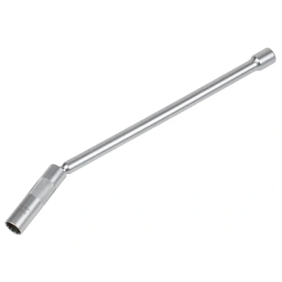 Image of Sealey 14mm 3/8&quot; Sq Drive 12 Point Spark Plug Socket with Universal Joint &amp; Extension AK6575