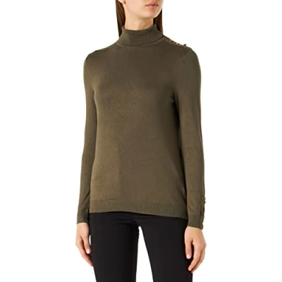 Image of Naf Women&#039;s Marielle ML Pullover Sweater, Musette Green, XS