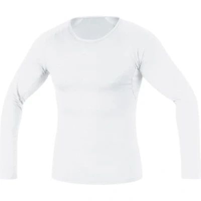 Image of GORE WEAR Men&#039;s Breathable Long sleeved Undershirt, Multisport Base Layer, White, M