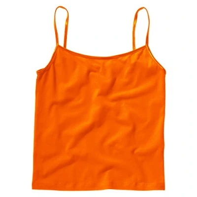 Image of Bella Canvas Womens/Ladies Cotton Spandex Camisole Top (L) (Orange)