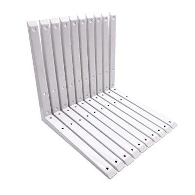 Image of Strong Shelf Bracket Mitre Reinforced Pattern 300 x 300mm Pack of 10 EAI Brand
