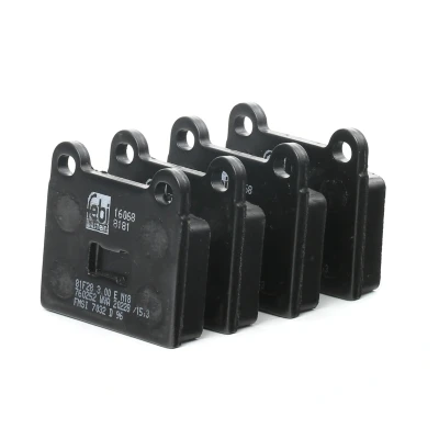 Image of 171698151B, 171698151C, 171698151D, 171698151E, 171698151H Brake pad set FEBI BILSTEIN 16068 Front Axle excl. wear warning contact