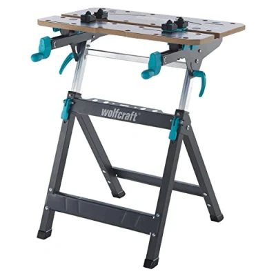 Image of wolfcraft MASTER 750 ERGO clamping and machine table I 6871000 Height adjustable