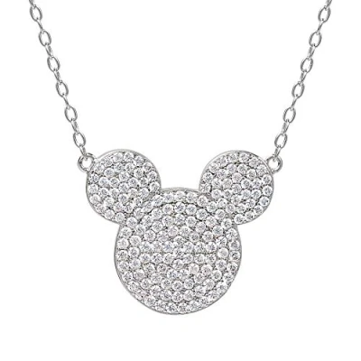 Image of Mickey Mouse Gold Stone Set Necklace N902362RZWL 18