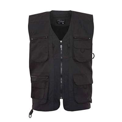 Image of Champion Mens Dale Country Clothing Polycotton BodyWarmer Black 3XL