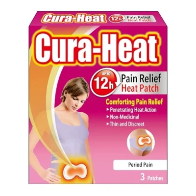 Image of Cura heat Period Pain 3 patches, 1 pack