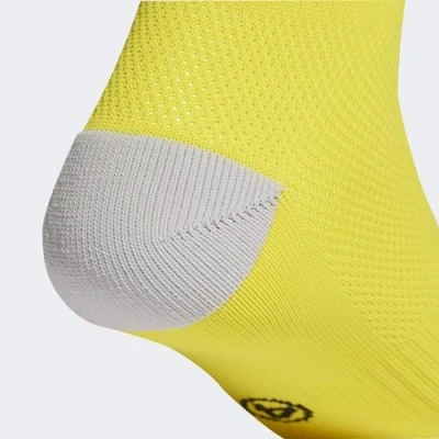 Image of adidas Unisex Milano 23 Socks, Team Yellow/Black, 4.5 6