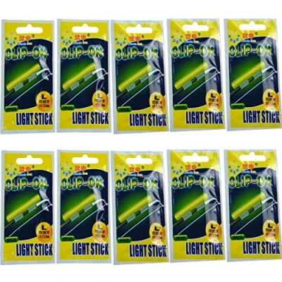 Image of QualyQualy Glow Sticks For Fishing Pole M L XL Fluorescent Stick Light Night Fishing, Rod Tip (10Packs 2.7 3.2mm)
