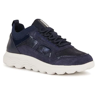 Image of Geox Women&#039;s D Spherica C Sneaker, Navy, 4 UK