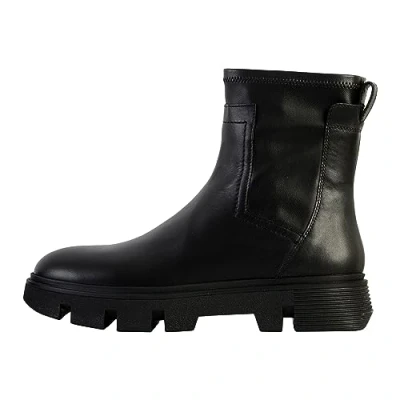 Image of Geox Women&#039;s D Vilde Ankle Boot, Black, 3.5 UK