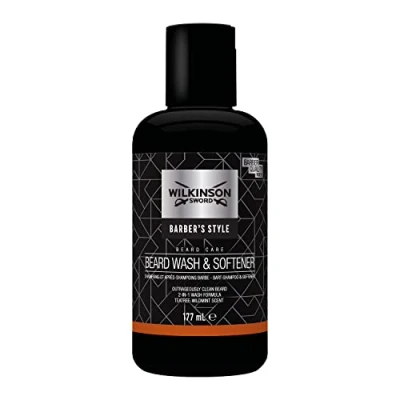 Image of Wilkinson Sword Barber&#039;s Style For Men Beard Wash &amp; Softener 177ml
