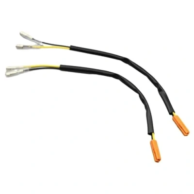 Image of 2pcs Turn Signal Marker Wiring Adapter Connector Harness For HONDA Motorcycle Modified Blinker Indicator Two Wire Cable 2 Pins Plug Leads
