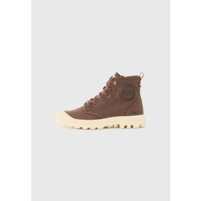 Image of Palladium Unisex Pampa Hi Zip Organic Ankle Boot, Brown, 9 UK